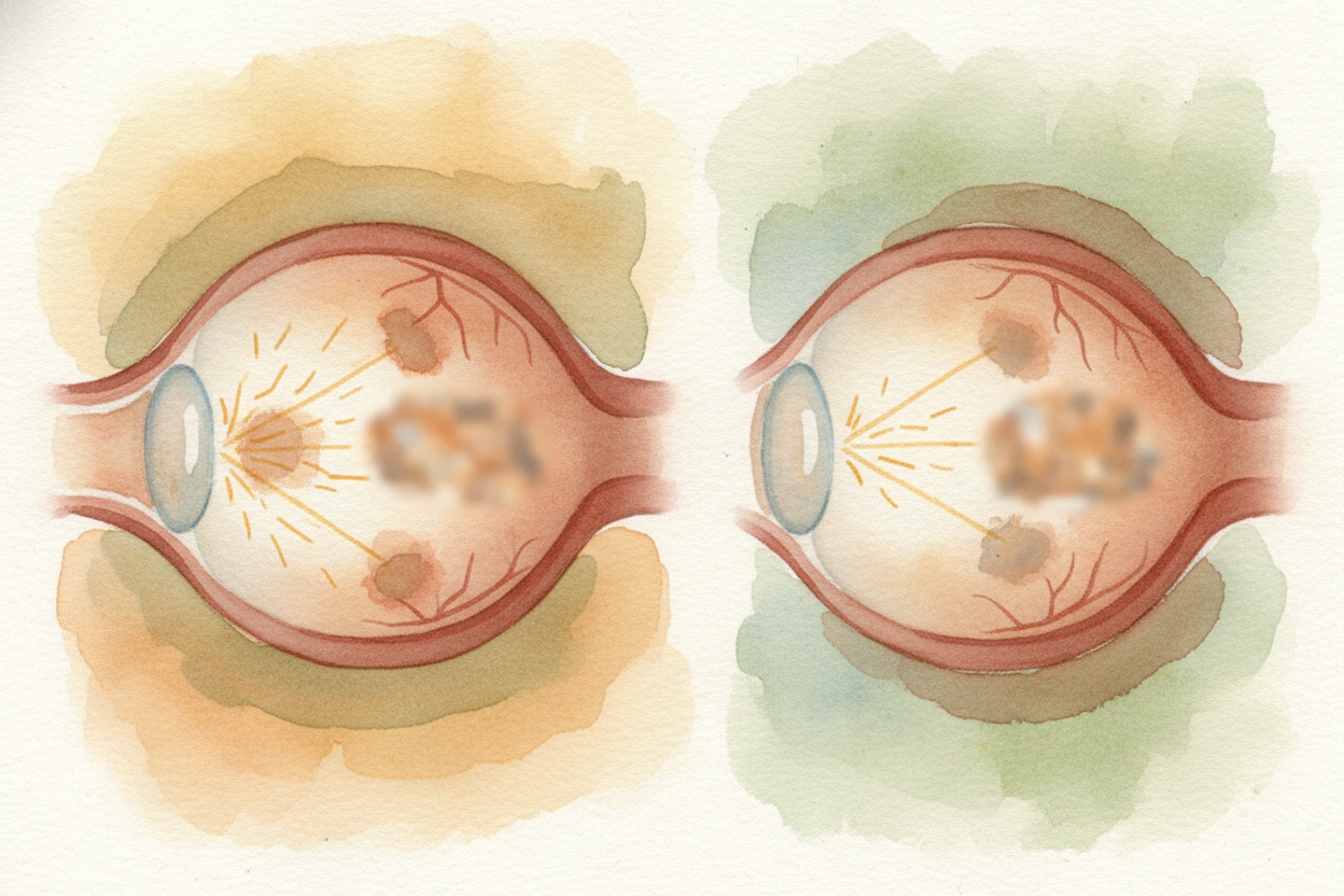But some eyes are shaped _a little longer or shorter than average_, or the lens inside is a bit too strong or too weak. 