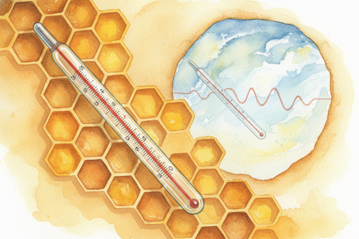 ~~The wild part~~ is how precise they are. Scientists stuck thermometers inside hives and watched the temperature all su