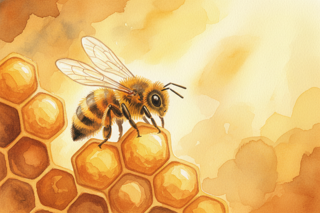 ~~So the hive isn't just a pile of wax and honey.~~ It's a **climate-controlled fortress**, kept at *blood temperature* 