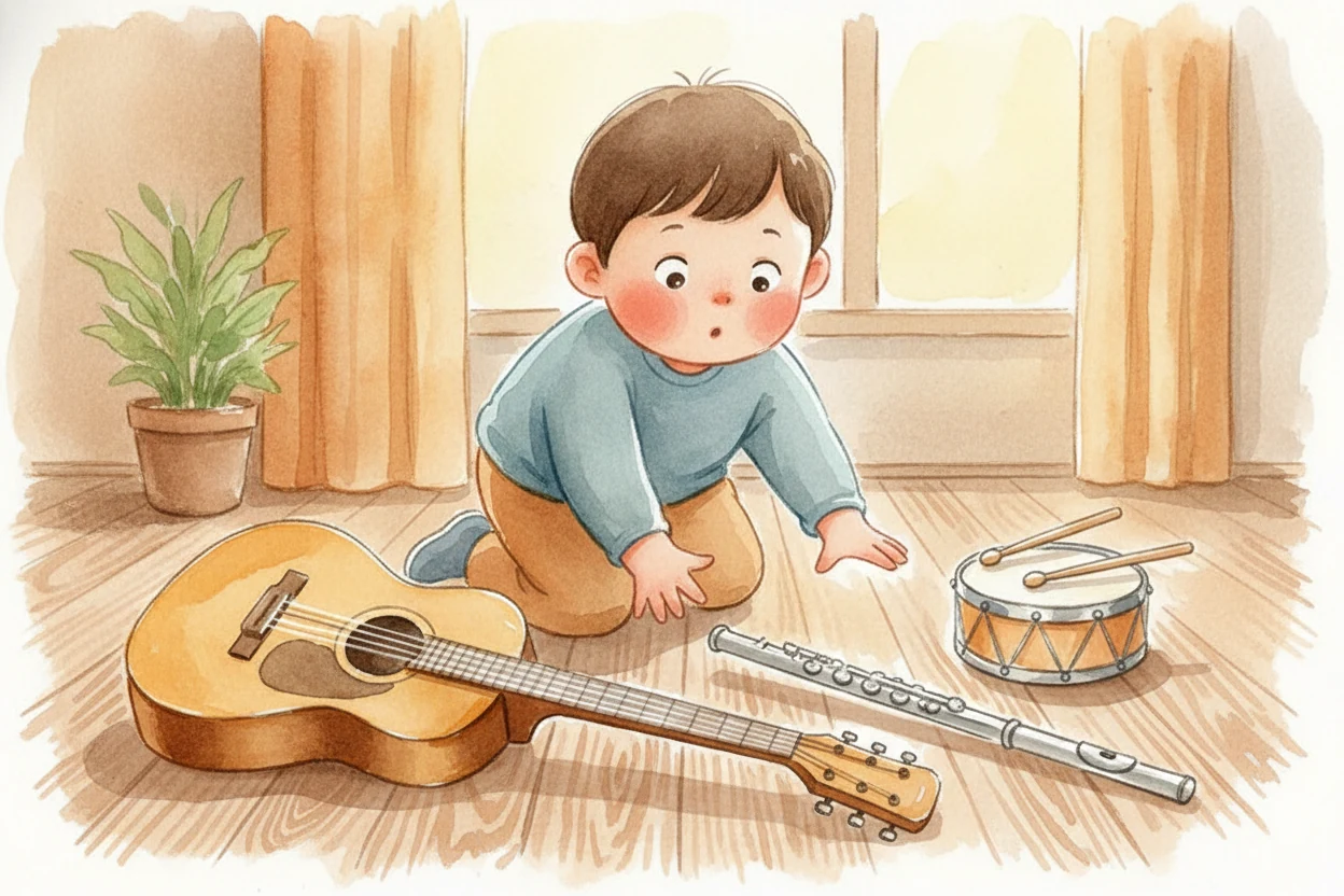 How do instruments make different sounds?