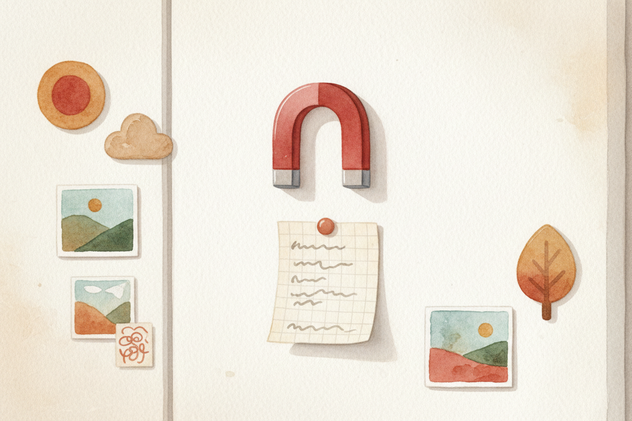 You've stuck a magnet to your fridge a thousand times. ~~Click~~ — it just hangs there, **defying gravity**, holding up 
