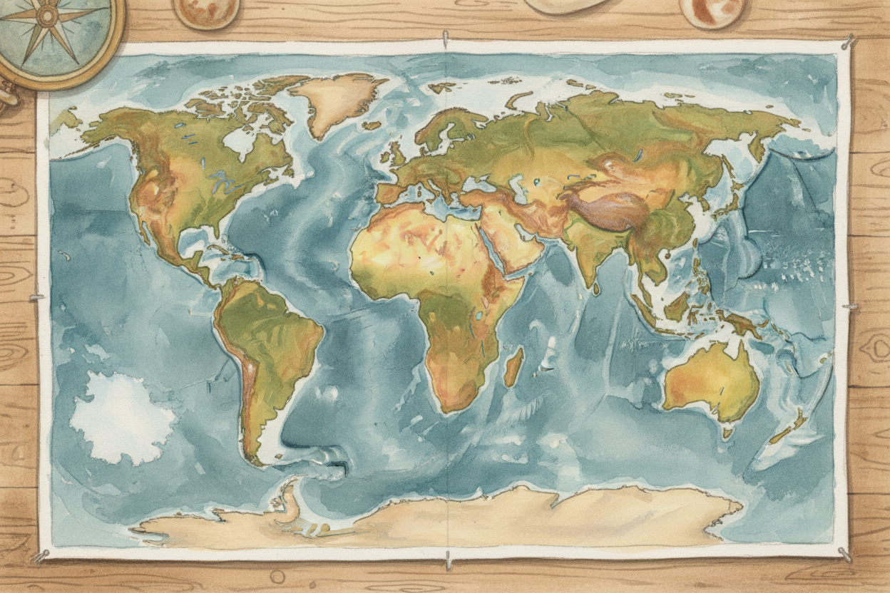 Other maps keep size honest. Every country gets the right amount of space — ++Africa++ huge, ++Greenland++ small — but t