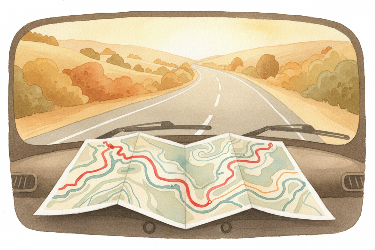 ~~So maps don't really shrink the world~~ — **they translate it**. They take a three-dimensional spinning ball and turn 