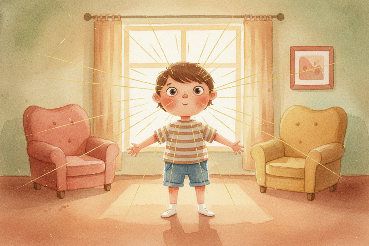 ~~Light is bouncing off you right now~~ — **constantly**. Every lamp, every window, every glow sends light rays streamin