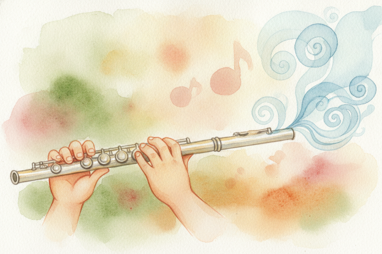 Now meet the wind family — ++flutes, trumpets, clarinets++. They skip the string entirely and **wiggle a column of air t