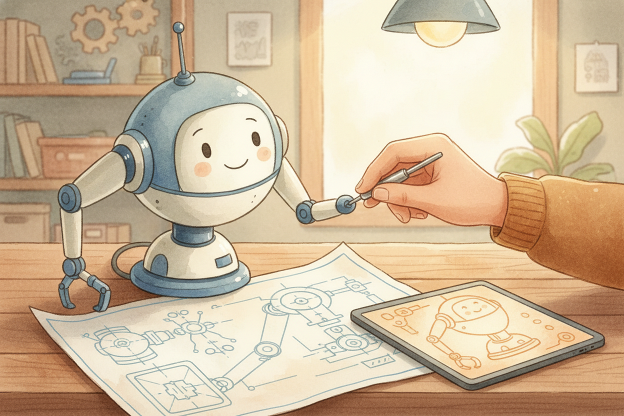 ~~Right now~~, **robots are learning to do some jobs humans used to do**. And just like before, new jobs are already app