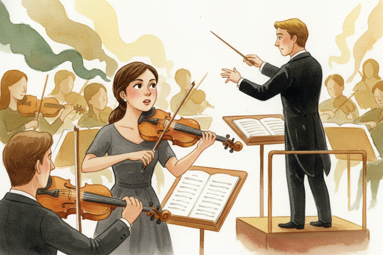 And if someone does get lost? ~~They don't panic.~~ They watch the conductor's pattern, *count the beats racing by*, fin