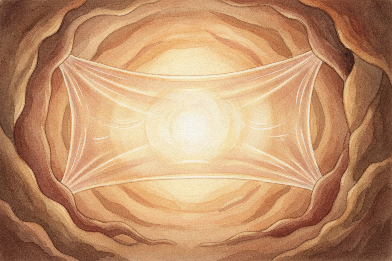 At the end of that tunnel waits a **tiny, tight sheet of skin**: the eardrum. When the wiggling air bumps into it, the e
