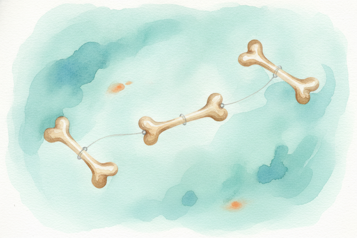 Behind the eardrum sit **three of the smallest bones in your whole body** — *so small the set could rest on a fingernail