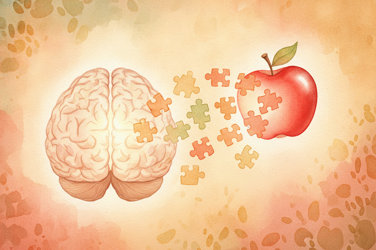 Your brain is the **puzzle-solver**. In a region *at the very back of your head*, it stitches those scattered signals to