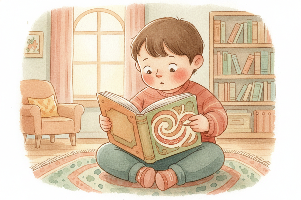 ~~Here's the secret:~~ **reading ANY direction is learned, not hardwired**. Your brain isn't born knowing which way to s