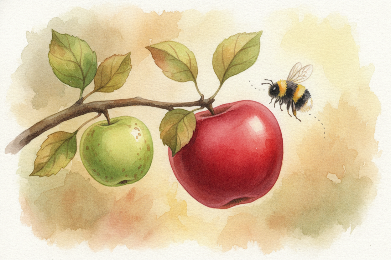 Even fruits are ~~chemical weapons~~ — until the plant is ready. Unripe apples and tomatoes are loaded with **bitter, to