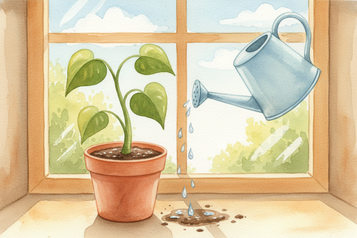 You water a plant, and the soil gets wet. But the leaves up top stay green and fresh, even on a hot day. ~~How does the 