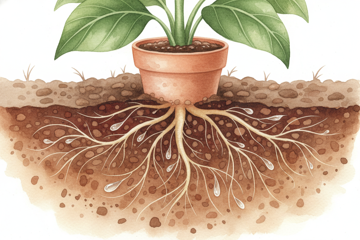 The secret starts underground with tiny root hairs — **thousands of them**, _like the finest threads_, spreading through