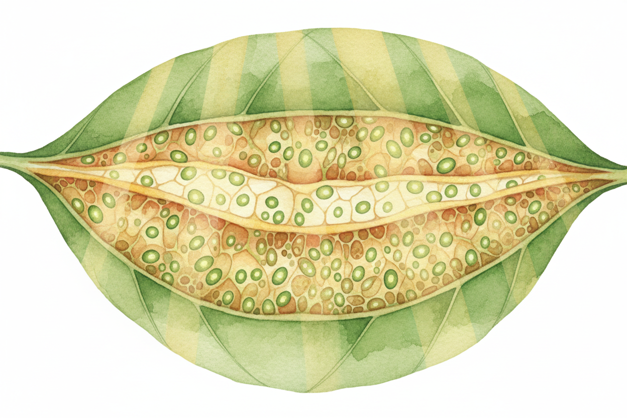 Inside every green leaf, millions of tiny factories are running. They're called ++chloroplasts++, and they're so small y