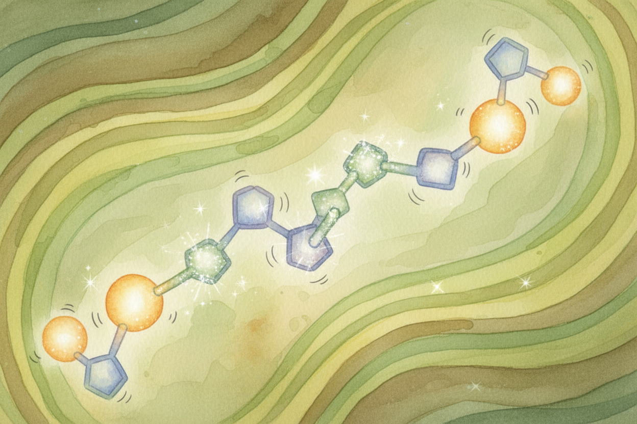 Next, the plant takes those hydrogen pieces and combines them with the carbon dioxide. ~~This is where the real alchemy 