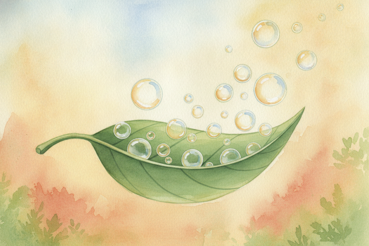 ~~But cooking leaves a leftover~~, and **this leftover is the best part** of the whole story. When the plant pulls water
