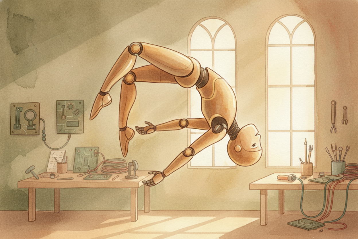 You've seen robots roll across floors, grab things with metal fingers, even do backflips. ~~But inside those metal bodie