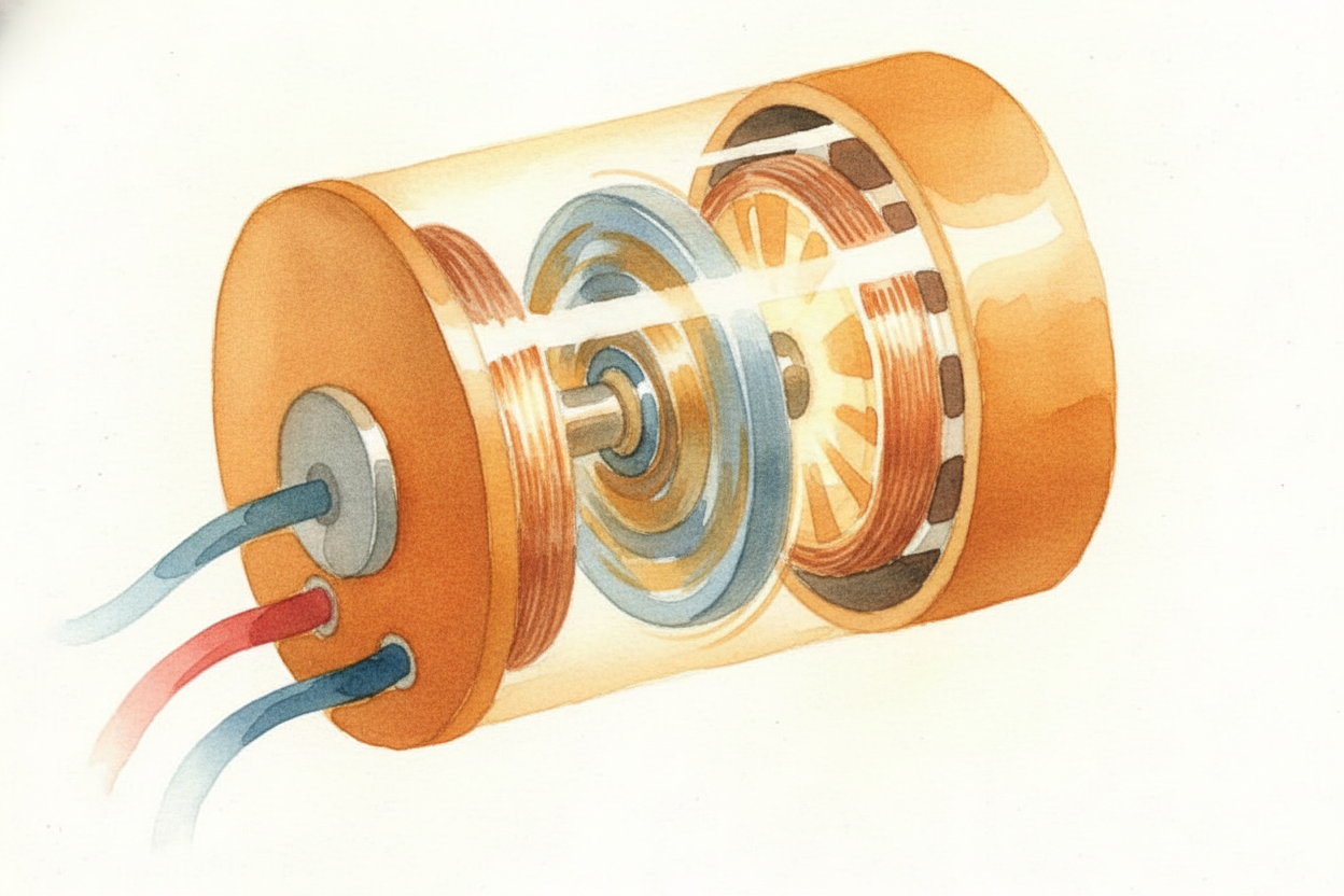 The secret is ++electric motors++ — little engines that spin when electricity flows through them. Think of a motor like 