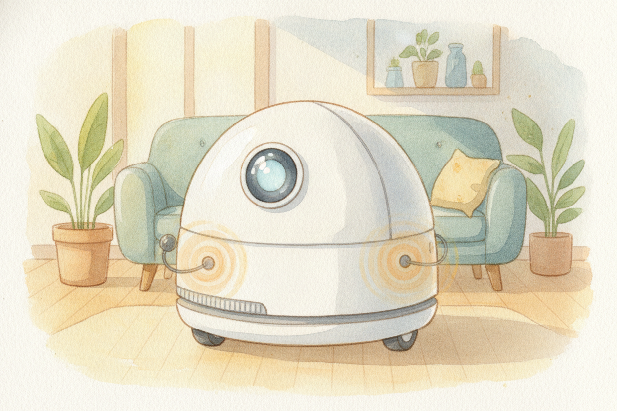 First, the robot has to take in the world — and it does this with ++sensor++s. A sensor is just a part that **turns some