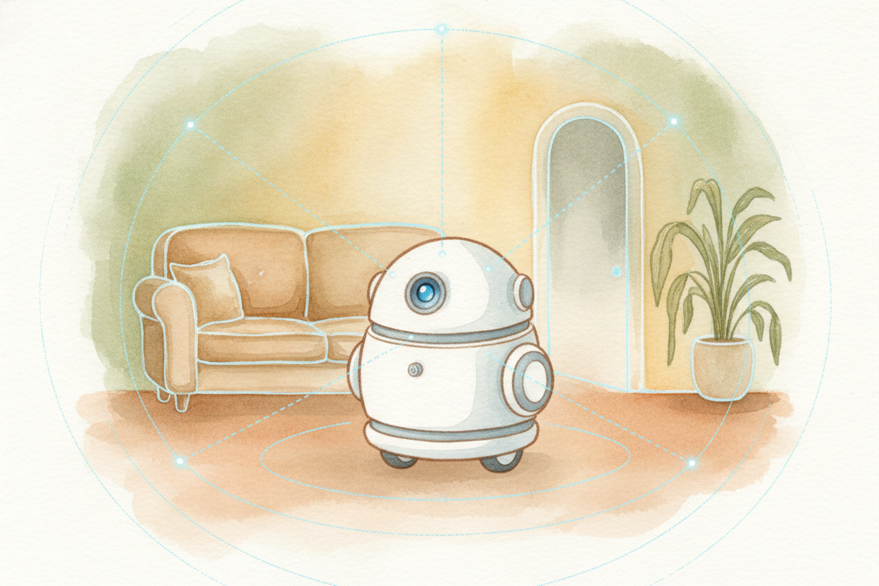 ~~Some robot senses you don't even have.~~ Many robots use a **spinning laser** that fires tiny pulses of light and time