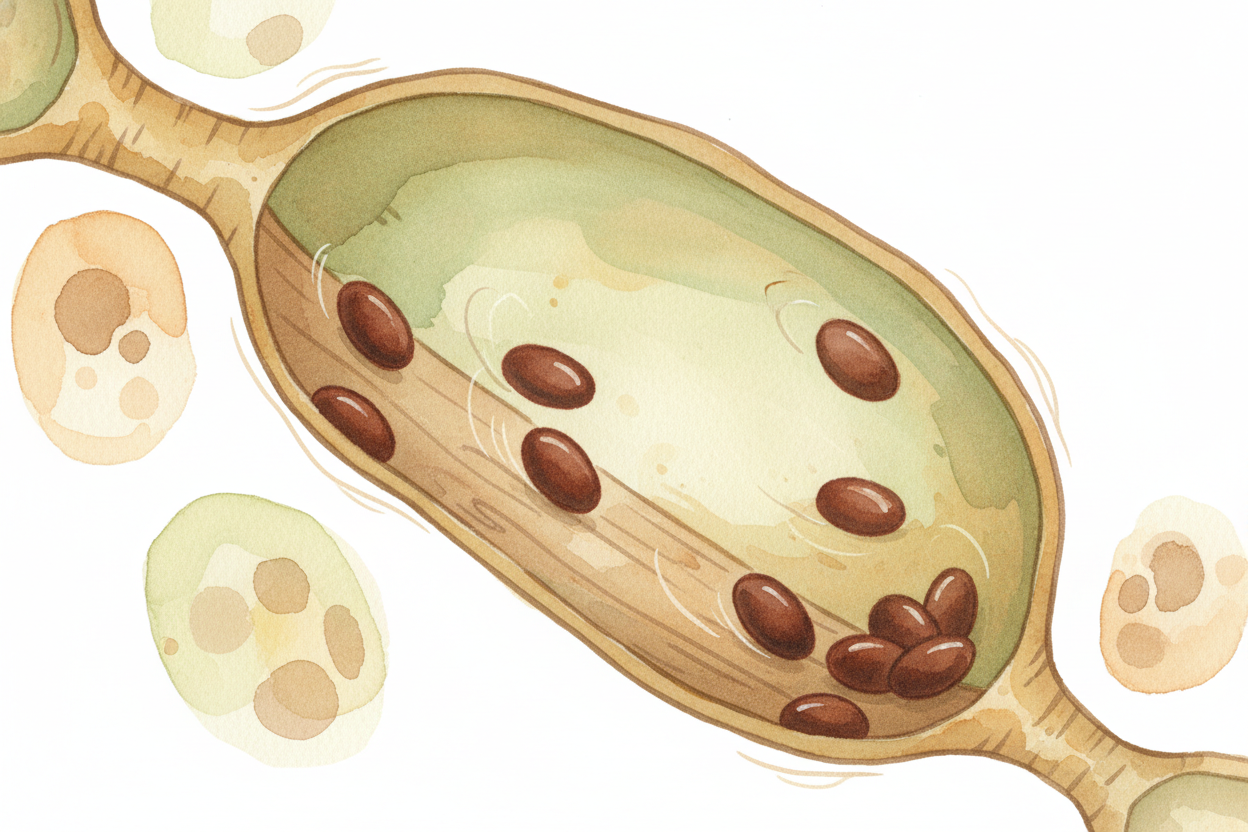 When the root points straight down, the statoliths sit calmly at the bottom of their cells. Everything's fine. The root 