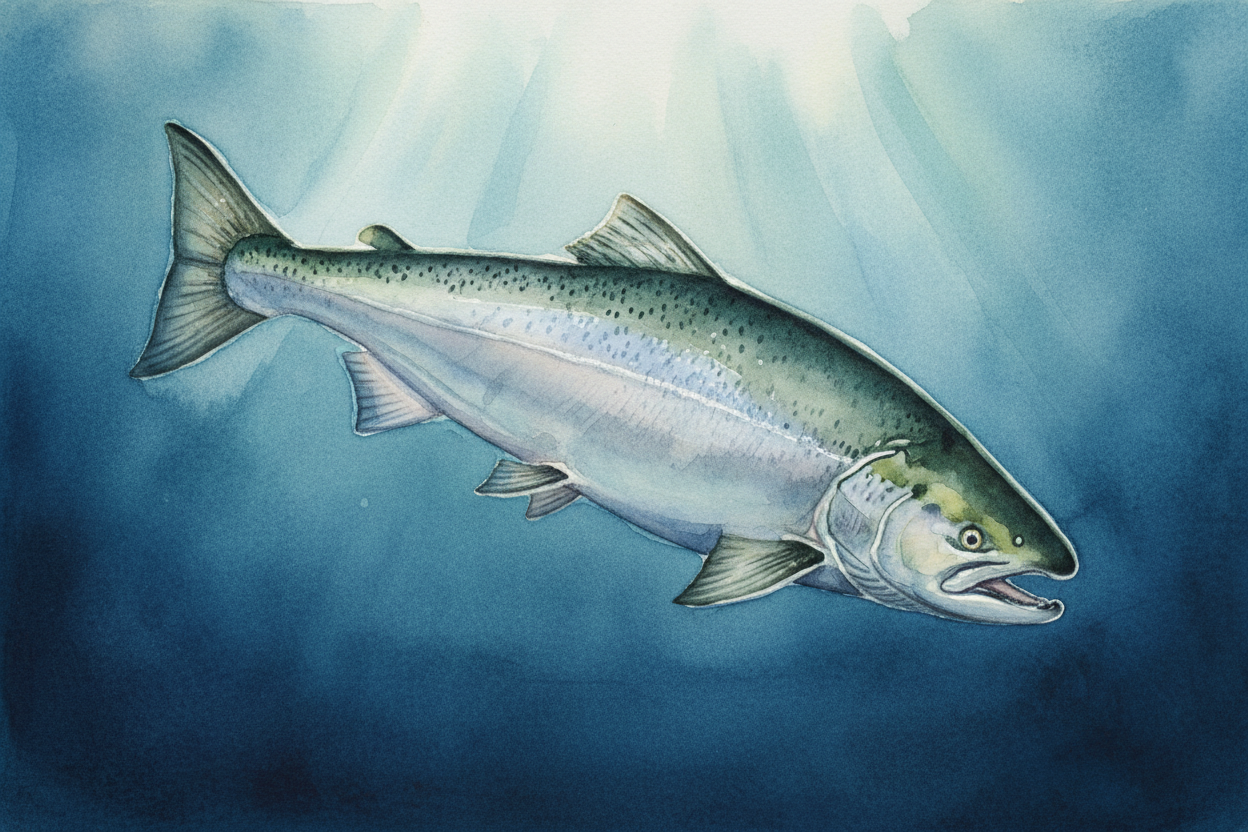 Scientists used to think salmon navigated like sailors — by the sun and stars. ~~But~~ salmon swim deep underwater where