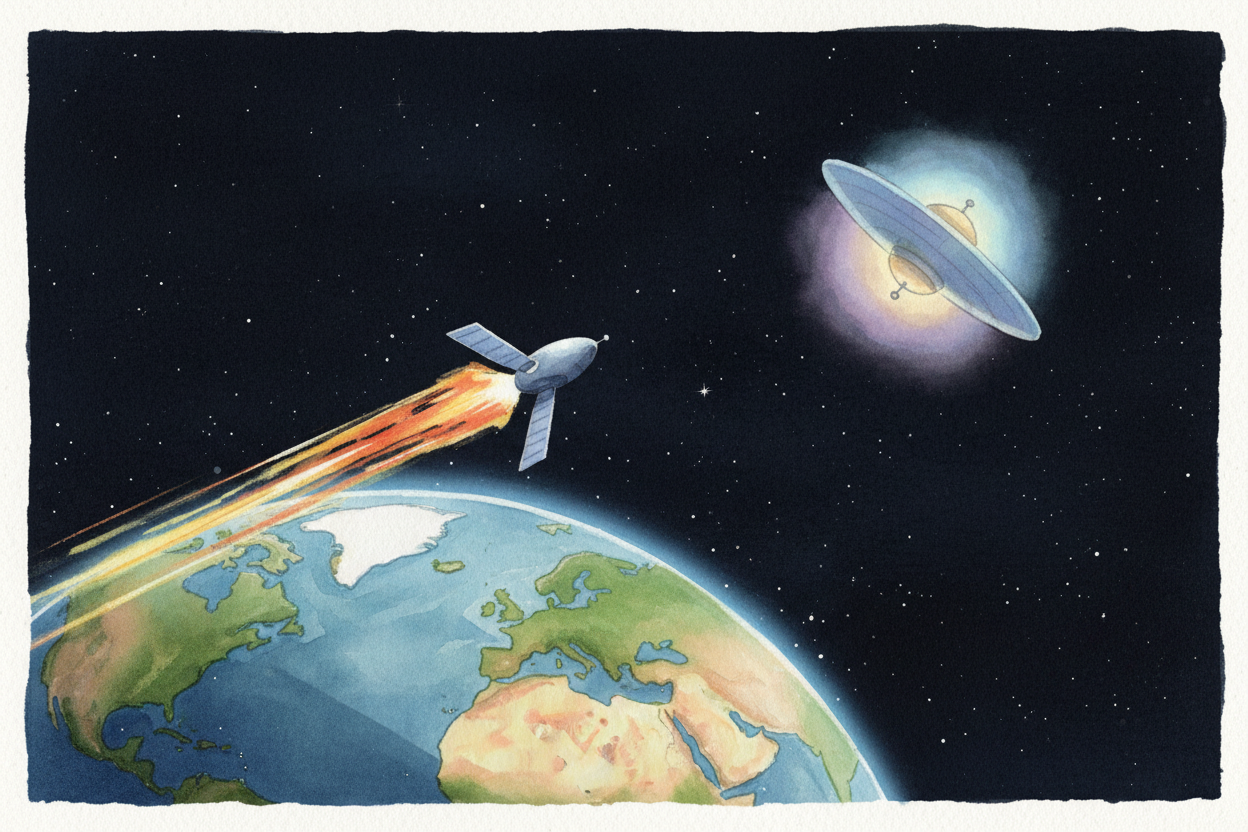 **The closer a satellite is to Earth, the faster it has to go** to stay in orbit. That's because gravity pulls harder wh