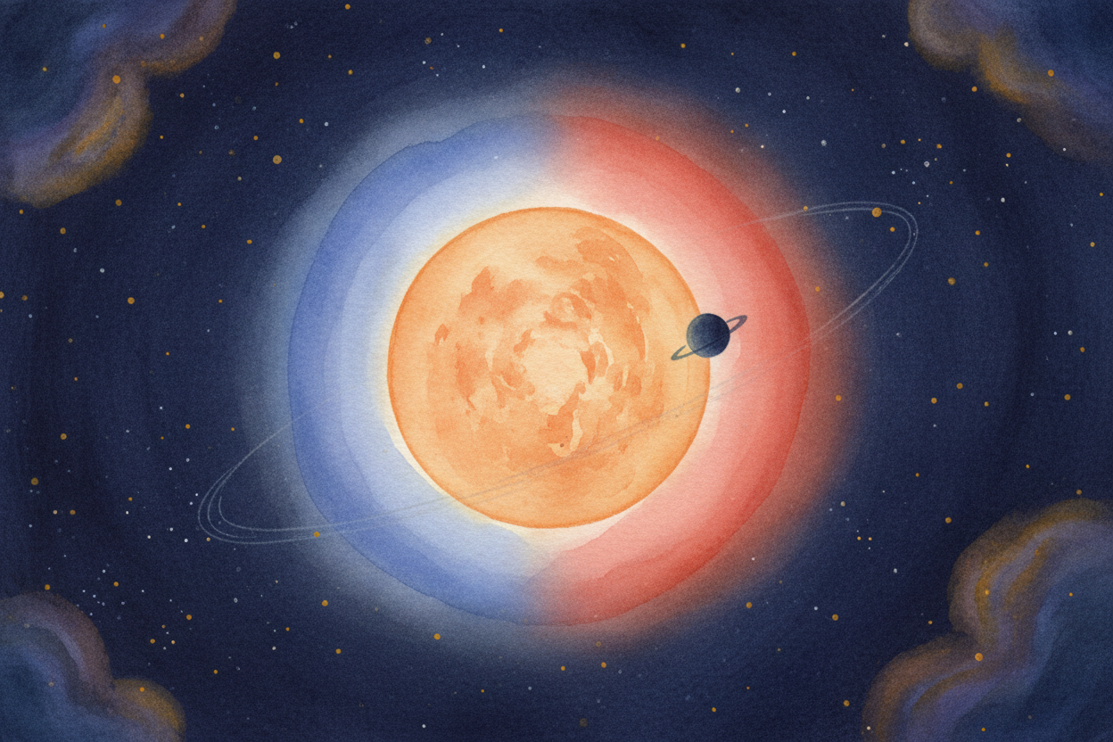 By measuring how the star's light shifts color — a tiny bit bluer as it wobbles toward us, a tiny bit redder as it wobbl