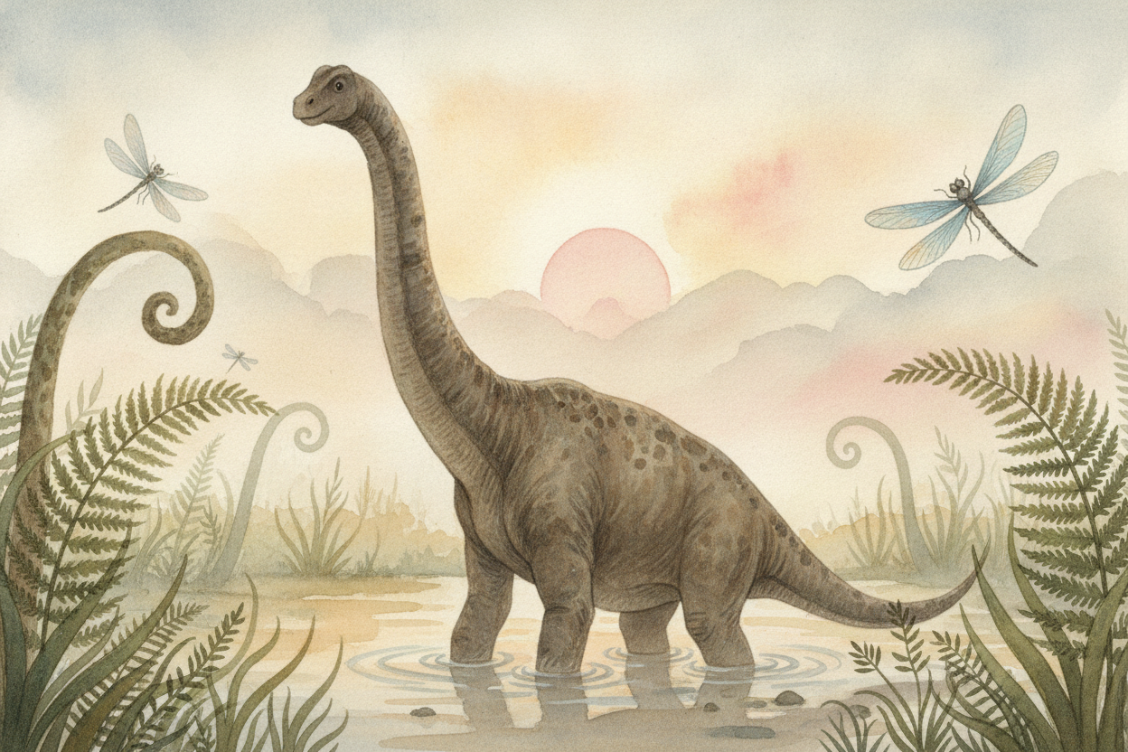 ~~Picture a creature~~ taller than a house, with **teeth like steak knives**, stomping across a swamp **millions of year