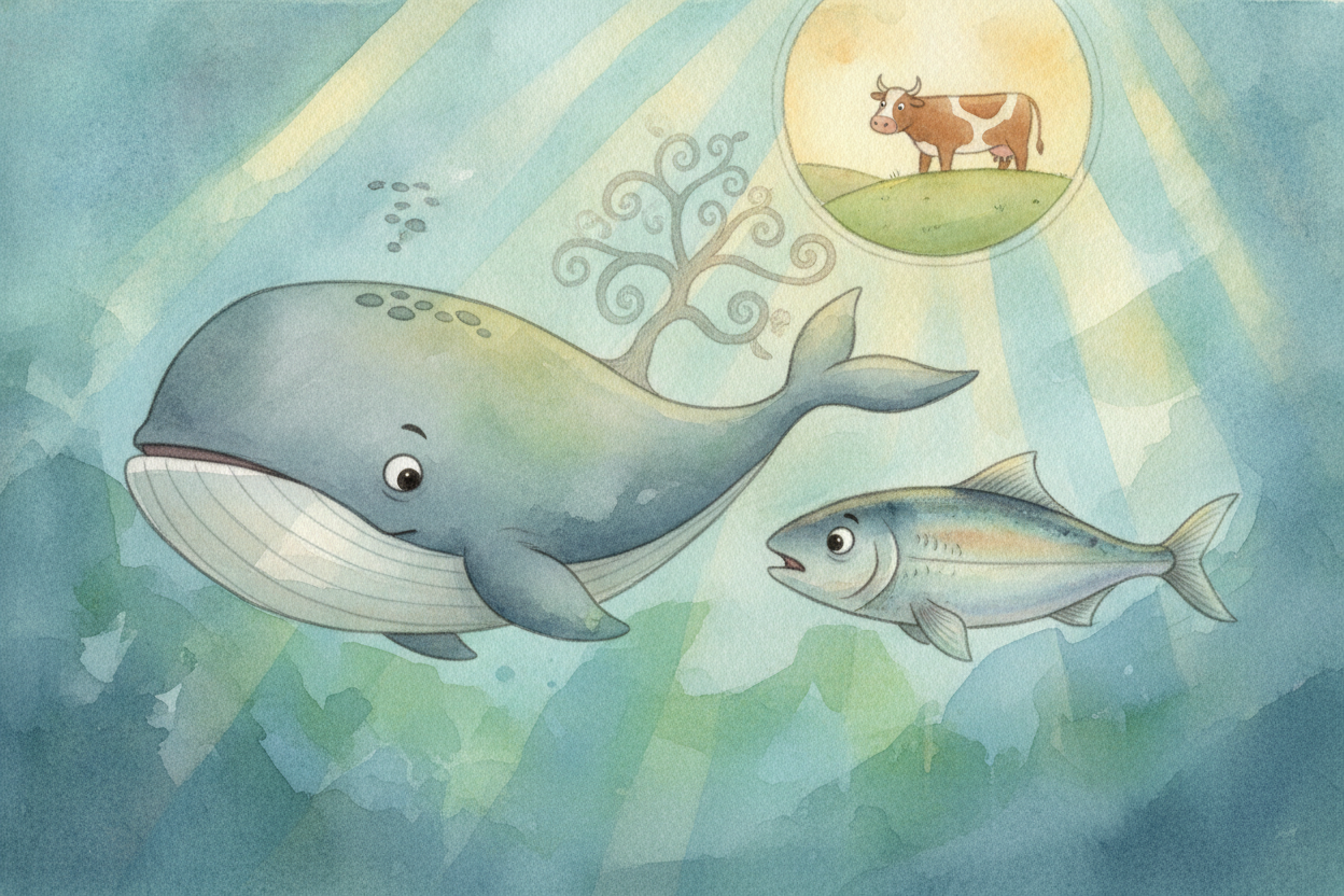 ~~The trick is~~ to sort by family, not by looks. A whale isn't a fish, even though it swims like one. And a bat isn't a