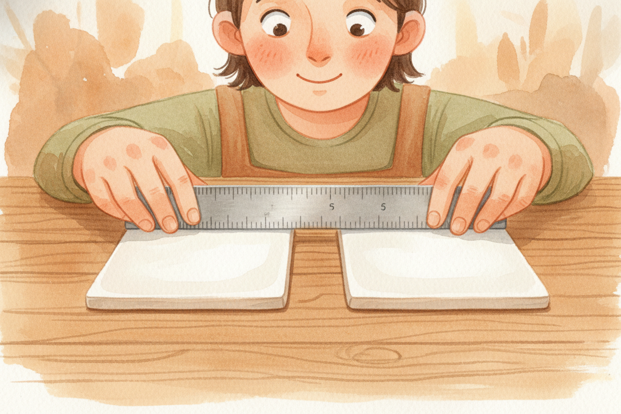 ~~But wait~~ — no factory is perfect. Tiles aren't robots; they shrink a tiny bit when they dry, or the kiln runs hot on