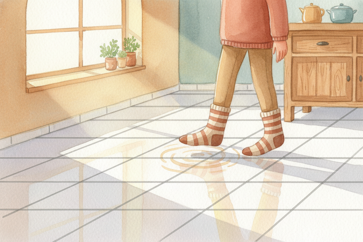 ~~So the truth is:~~ tiles don't fit together without gaps. They fit together with **tiny, planned, grout-filled gaps** 