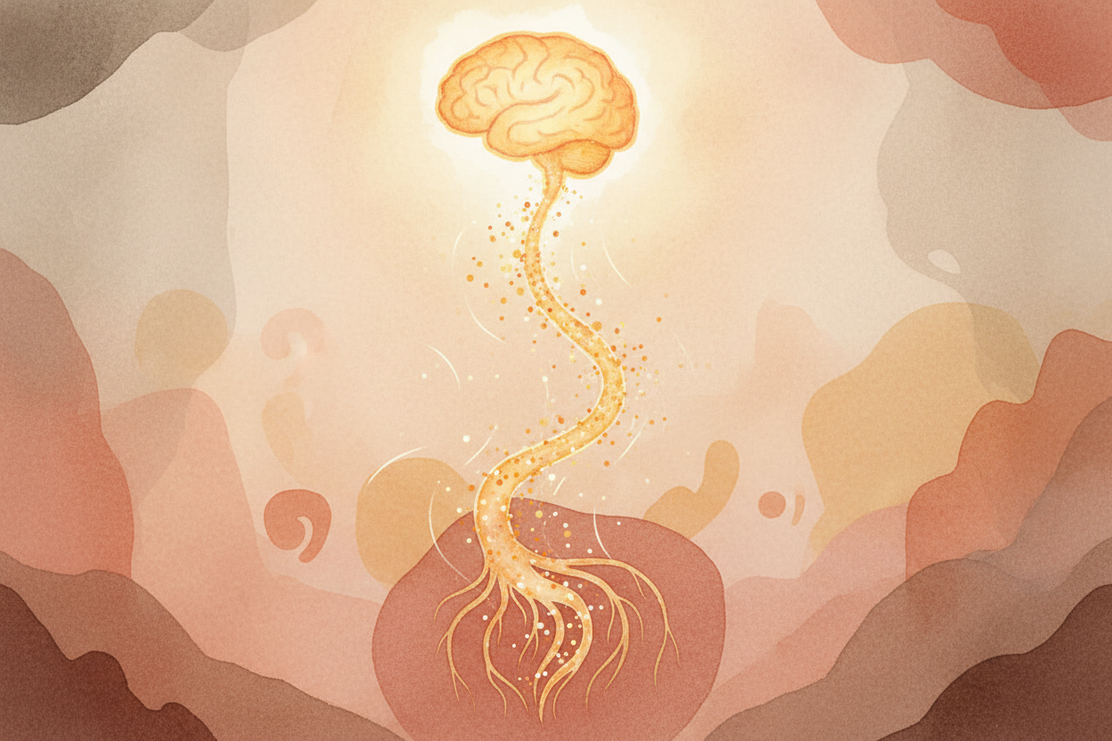 ~~Even weirder:~~ they **talk to your brain**. Microbes make *chemicals that travel through your bloodstream* up to your