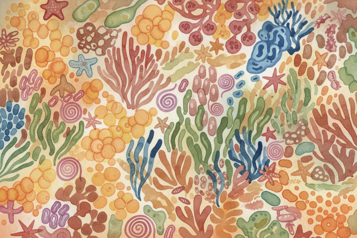 Not all microbes are the same. You've got thousands of different species in there, and the mix is unique to you — **like