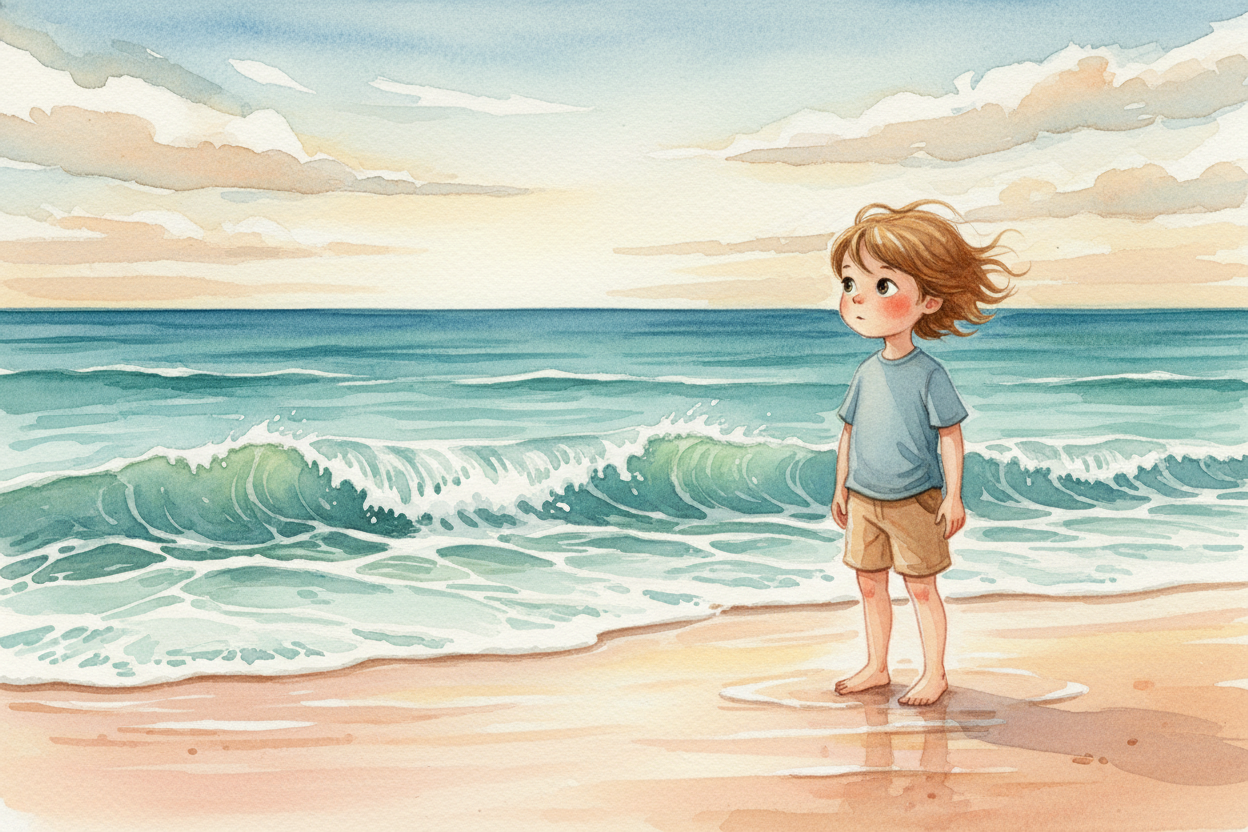 Stand at the ocean's edge and you'll see them marching in — ~~wave after wave after wave~~, rolling toward shore like th