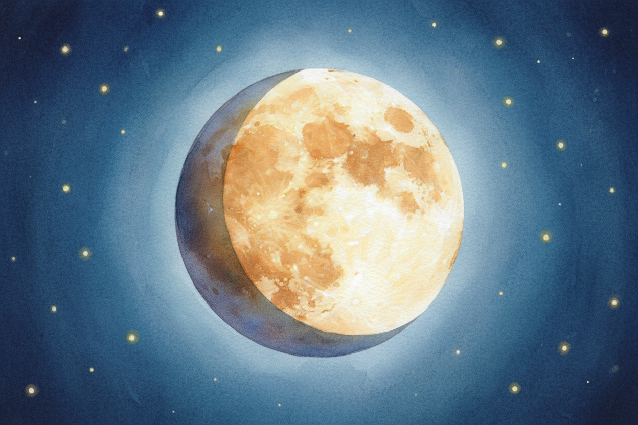 ~~Fast-forward to every lunar eclipse.~~ During an eclipse, the Earth passes between the sun and the moon, and our plane