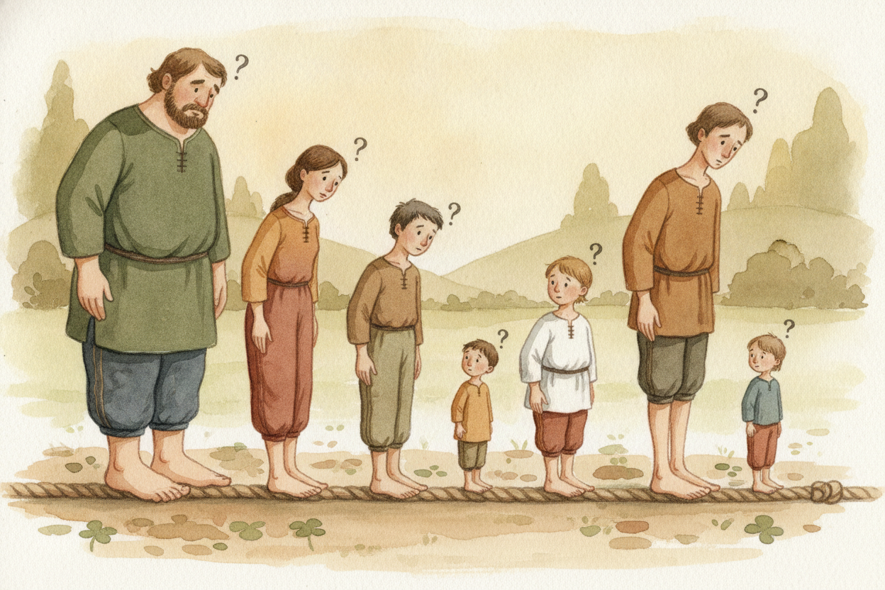Long ago, people measured length with **whatever was handy**: their own bodies. A "foot" _really was about the length of