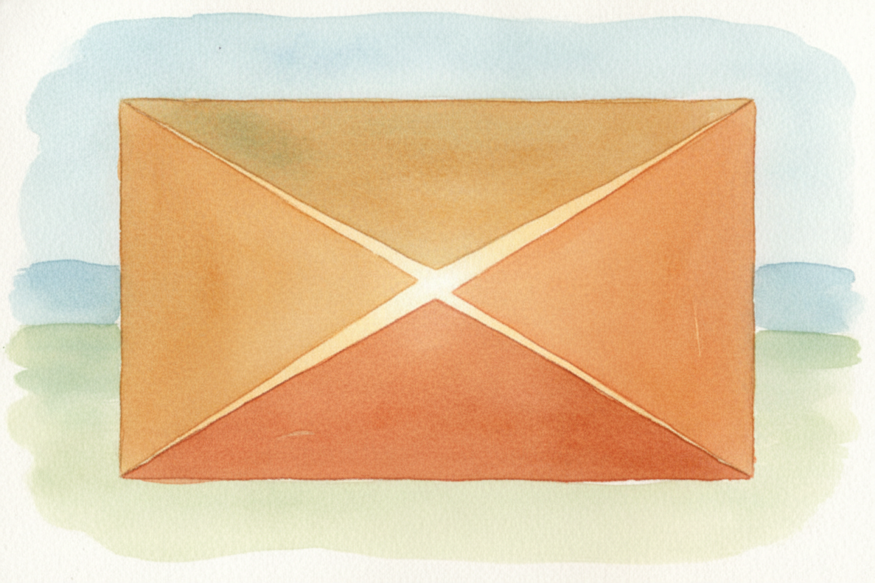 ~~But shapes aren't always so polite.~~ What about a triangle? ~~Here's the lovely secret:~~ a triangle is just **half**