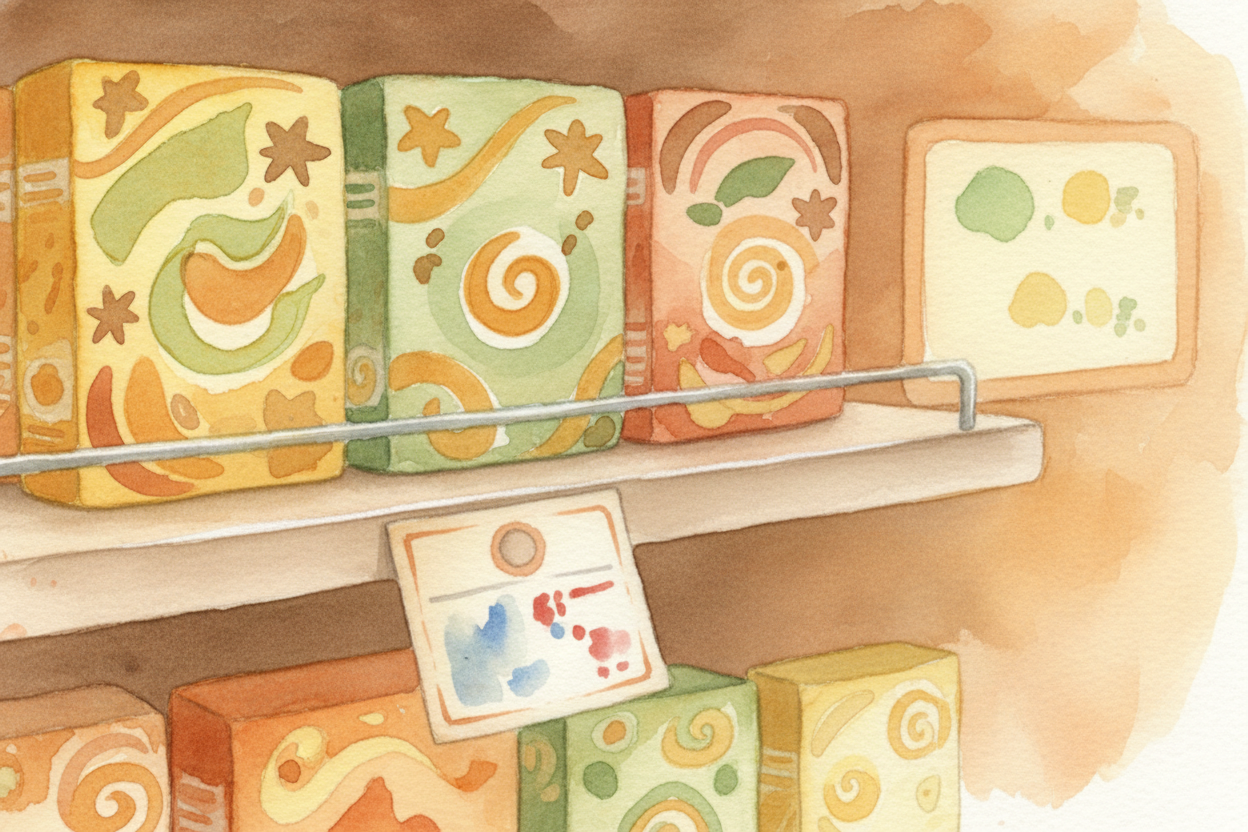 What about price tags on the shelf? Those are just helpful reminders for human shoppers. The official price lives in the