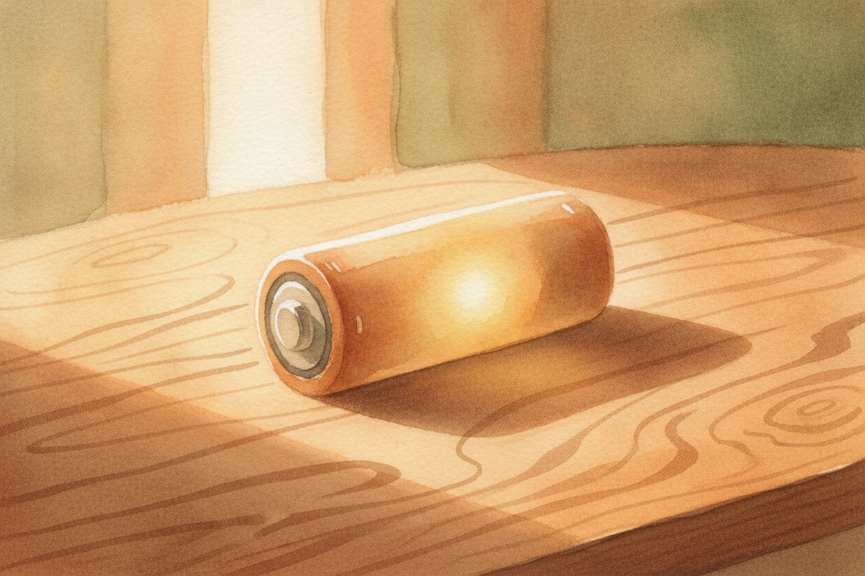 A battery looks like the dullest thing in the world — a quiet little can sitting in a drawer. ~~But inside, it's holding
