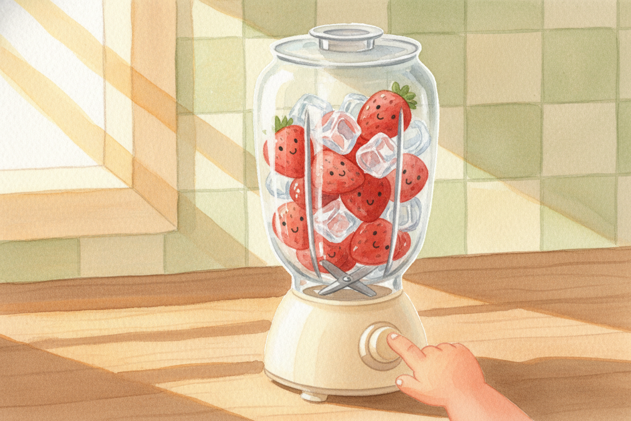You press a button. The blender roars to life. In seconds, strawberries become smoothie, ice becomes slush, and vegetabl