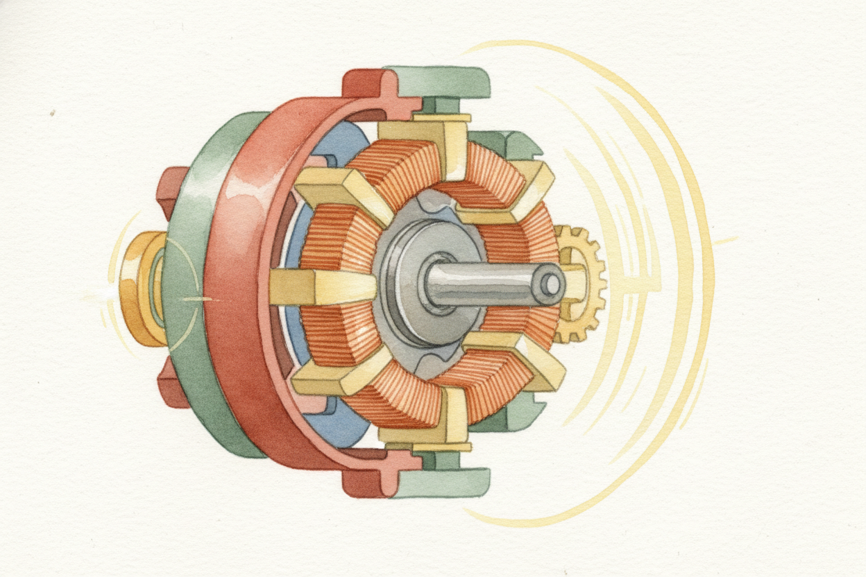 At the heart of every blender sits a small ++electric motor++ — the same kind that spins fans and toy cars. When electri