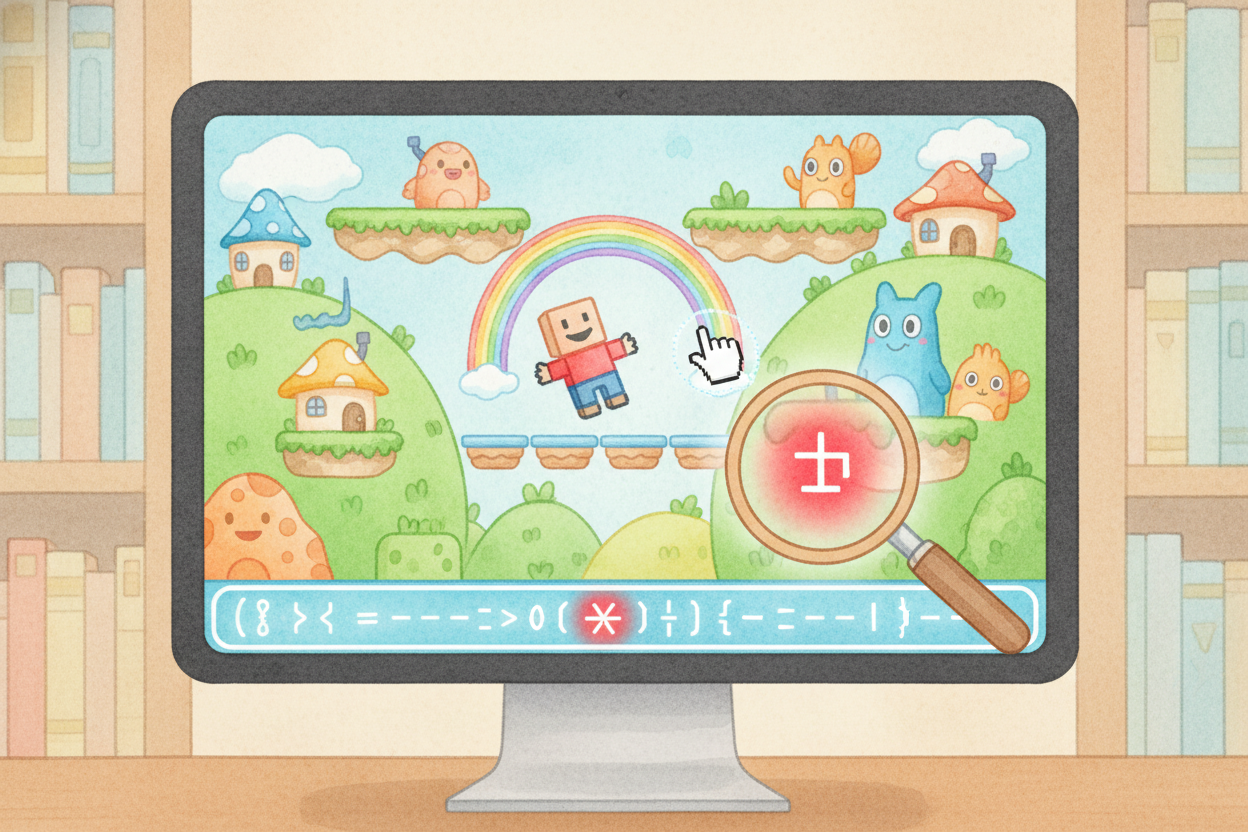 You click "run" and… ~~nothing~~. The screen freezes. The game crashes. Somewhere in the code, there's a bug — a mistake