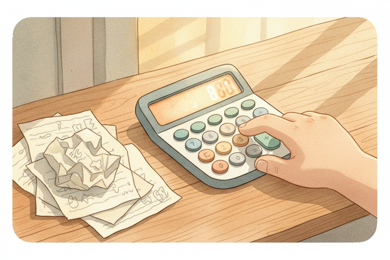 You press 7 + 5 and ~~before you can blink~~, the screen says 12. No pencil. No counting on fingers. Just **instant answ