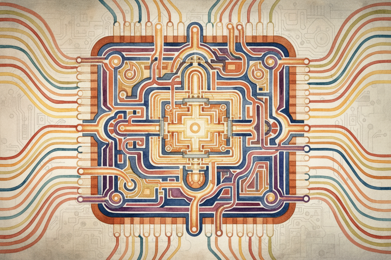 Multiplication? Division? Square roots? ~~Same trick, bigger mazes.~~ Engineers designed the chip so **every possible ma