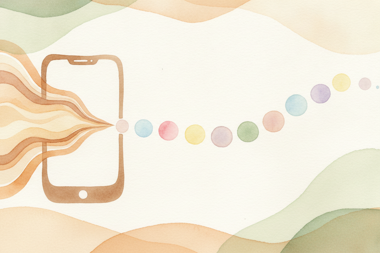 ~~But the phone can't send "wiggles of air" very far.~~ So it does something clever: **it turns your voice into numbers*