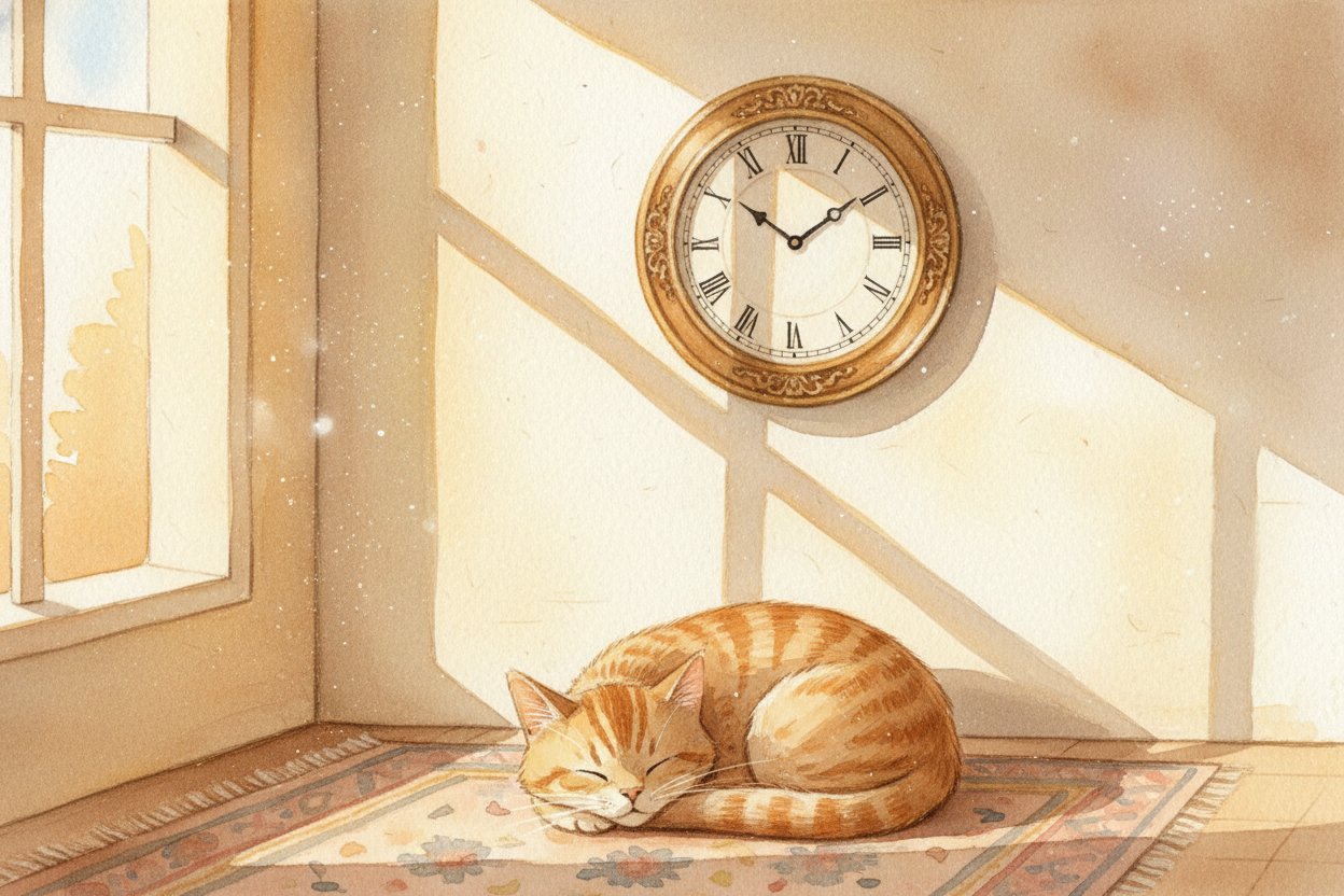 So when you look at a clock and it says 3:51, ~~what you're really seeing~~ is the **end of a counting chain** — *pendul