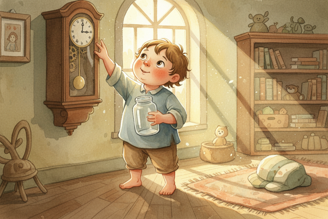 You've **never seen time, touched it, or caught it in a jar**. Yet right now, a clock on the wall is measuring it — ~~ti