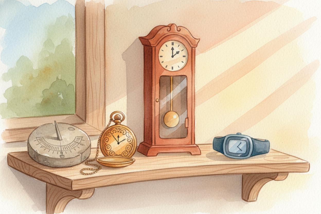 Time stays invisible. But the world is full of rhythms — heartbeats, planet spins, atomic vibrations — and we've gotten 